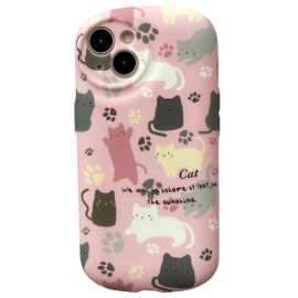 Pink Cat Camera Protection iPhone 13
