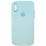 Silicone Case Square iPhone X/Xs Seafoam