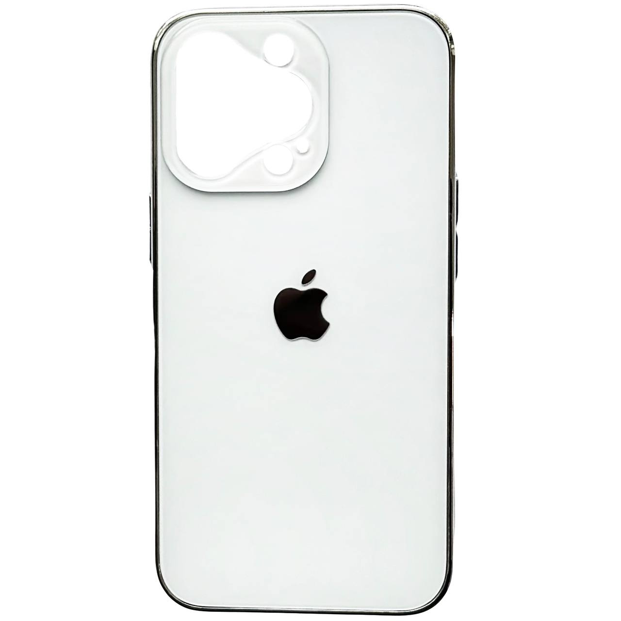 Matte Glass Open Camera iPhone 16 Plus White - 3