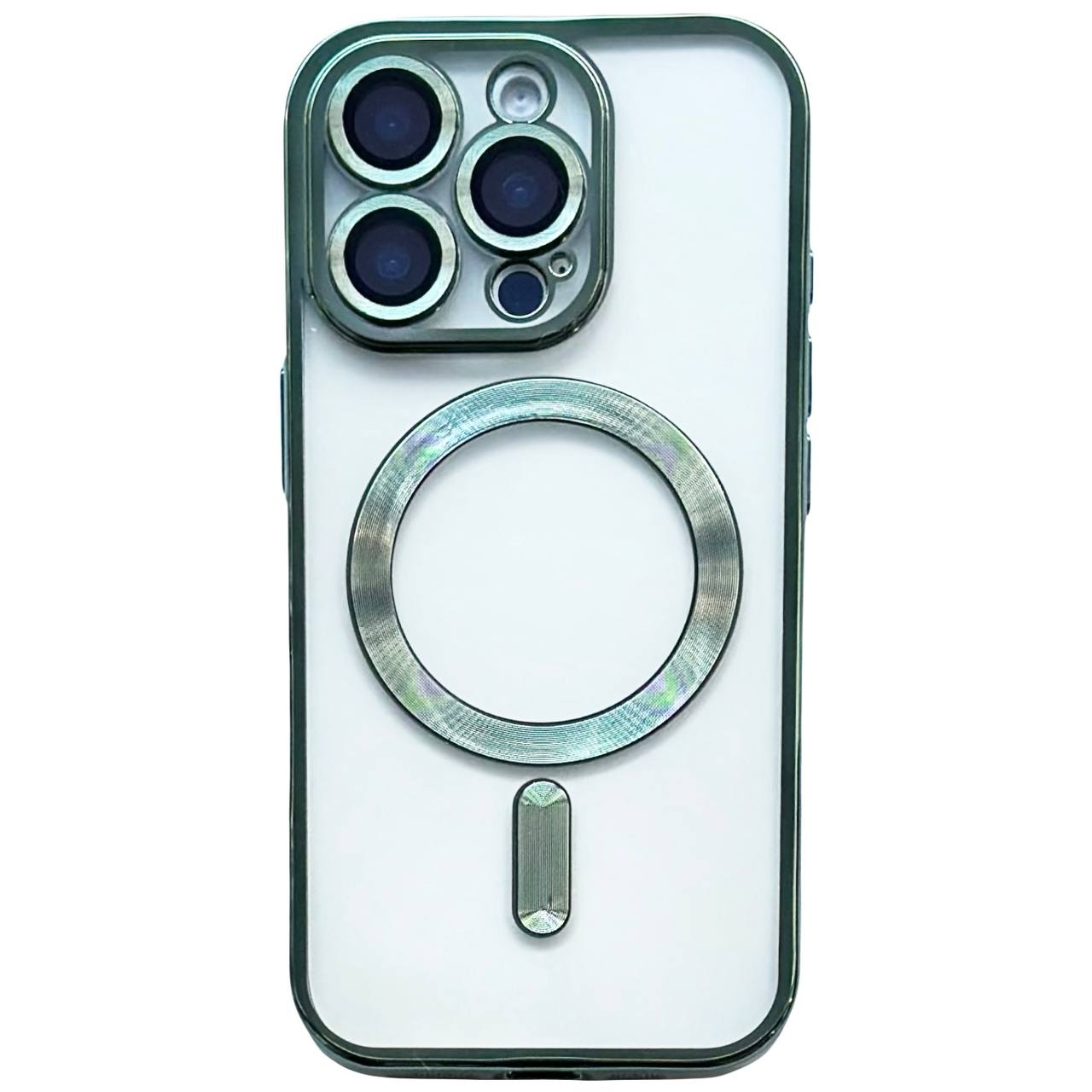 TPU Shining with MagSafe iPhone 15 Pro Dark Green - 1