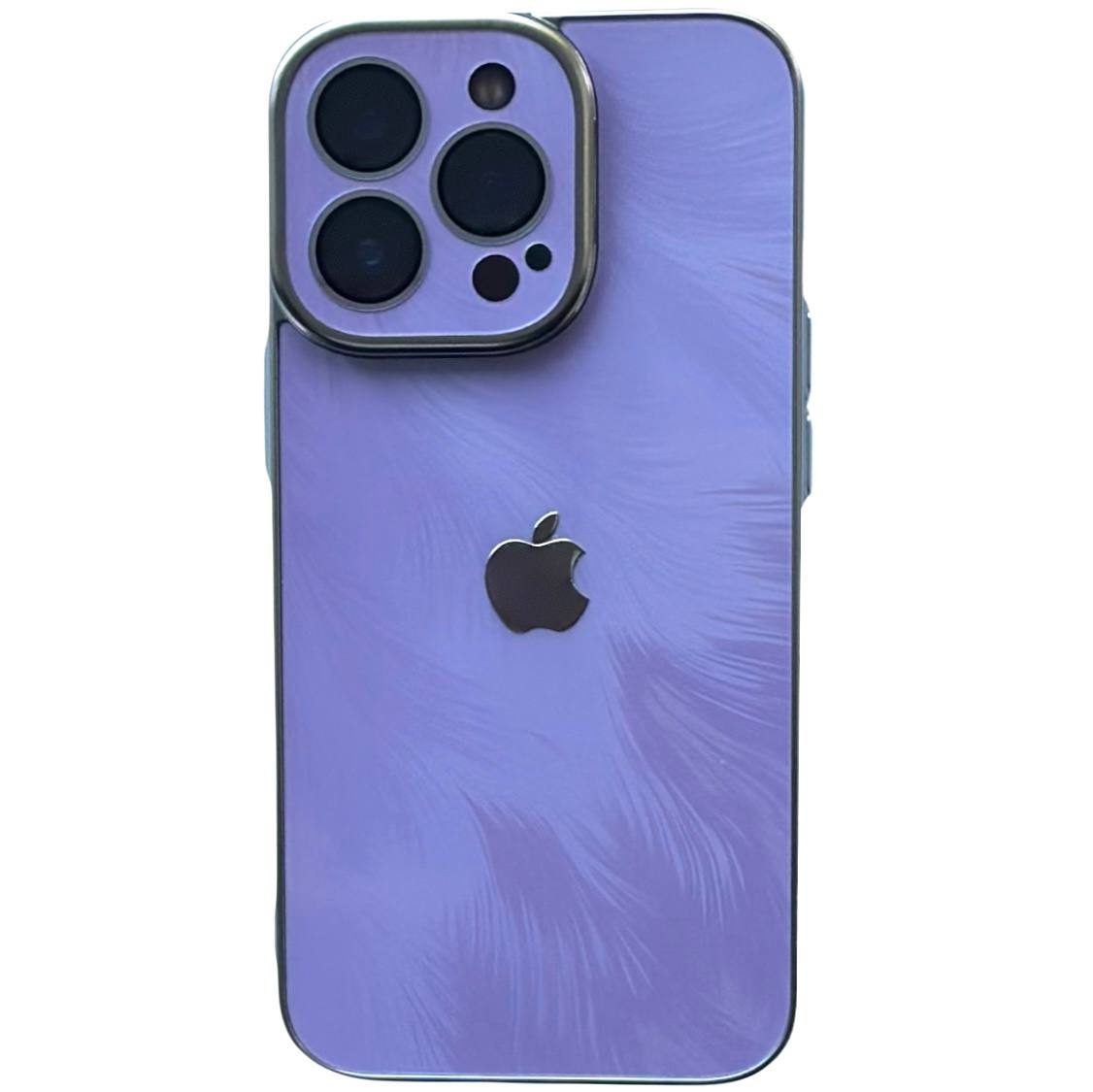 TPU Snowflake iPhone 15 Pro Violet - 1
