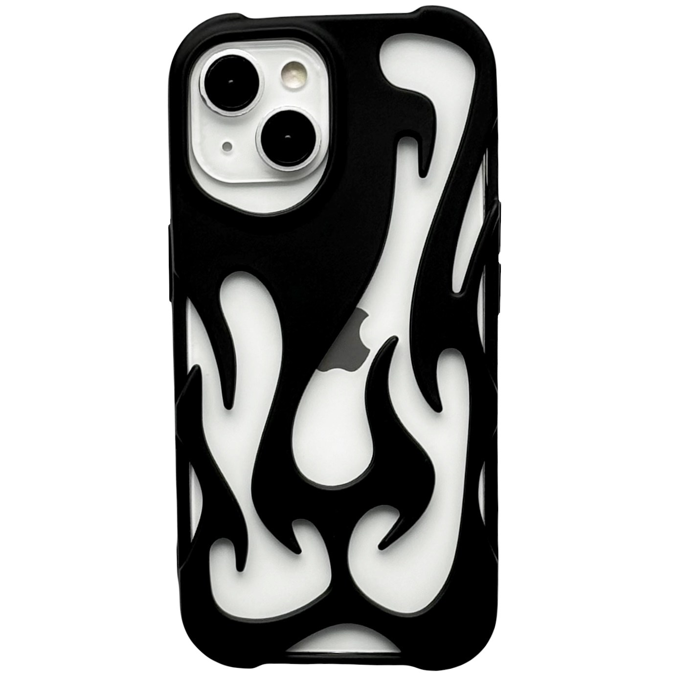 TPU Flame iPhone 13 Black - 1