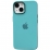 Silicone Case Metal Frame iPhone 13 Sea Blue (20)