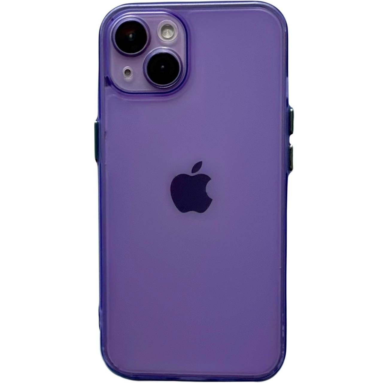 Matte TPU Camera iPhone 14 Purple - 1