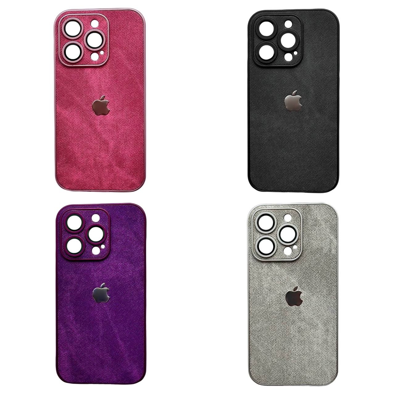 Textile Case Glass Camera iPhone 15 Pro Gray - 3