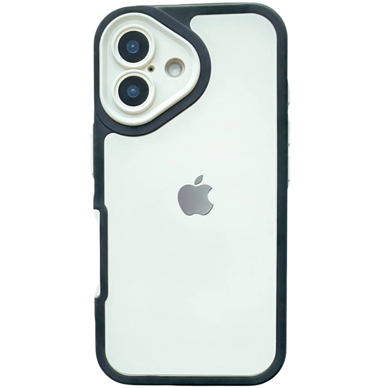 Matte Silicone Logo iPhone 16 White - 1