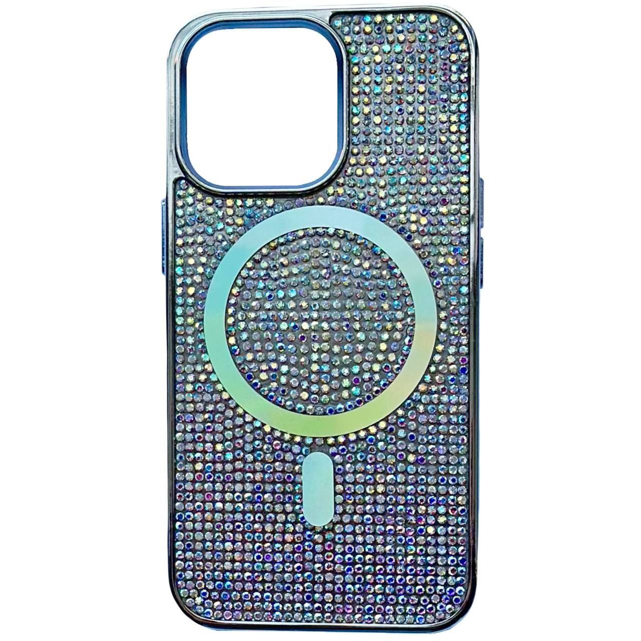 TPU Diamonds MagSafe iPhone 12 Pro Max Silver - 3