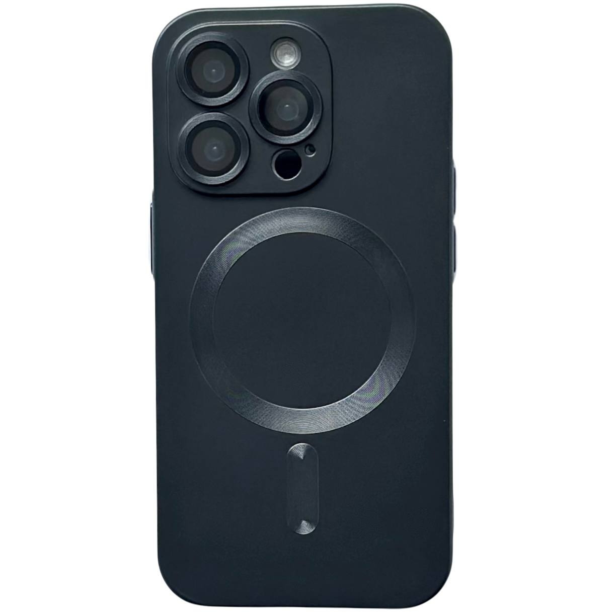 Matte Silicone with MagSafe iPhone 11 Pro Black - 1