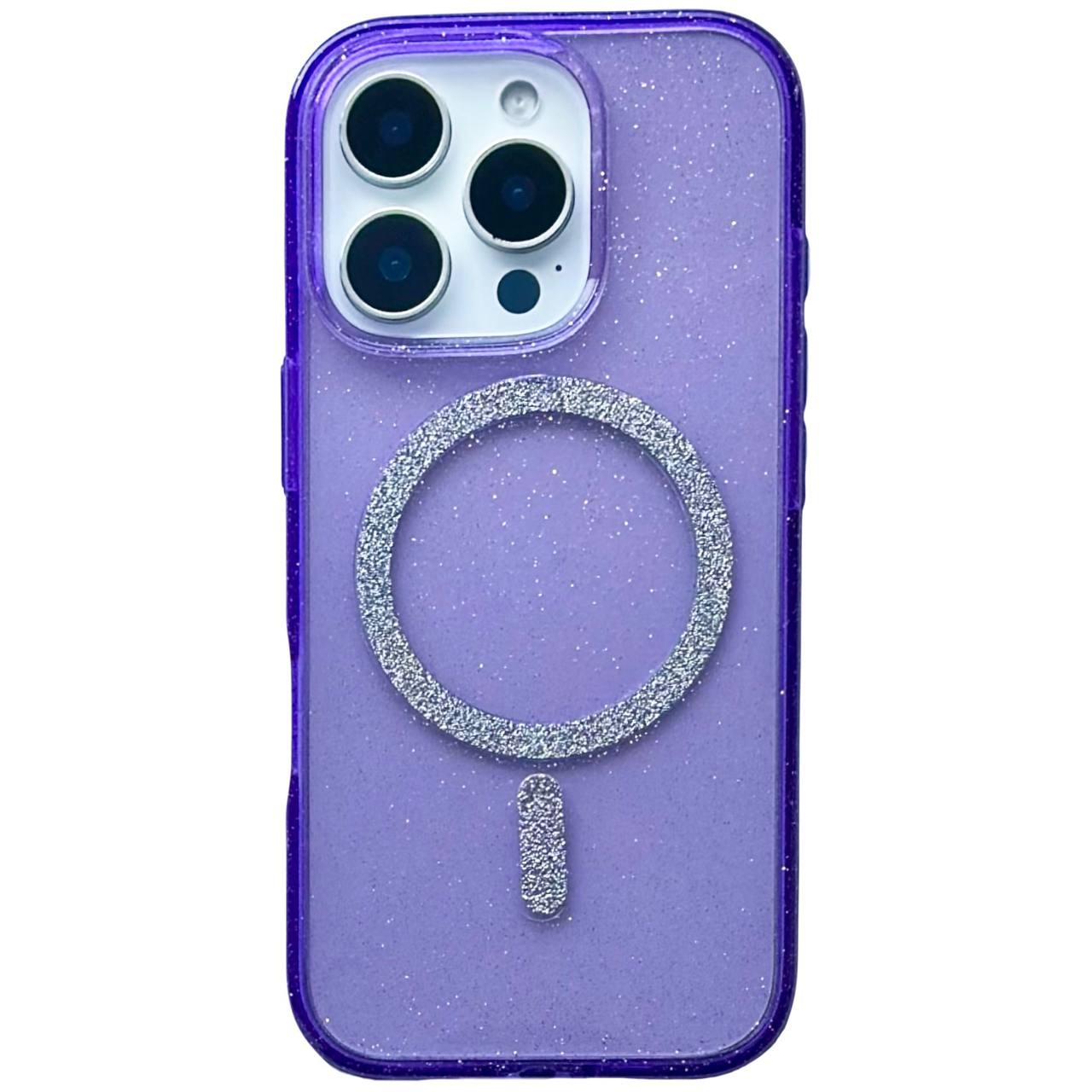 Sparkle MagSafe iPhone 15 Pro Max Purple - 1