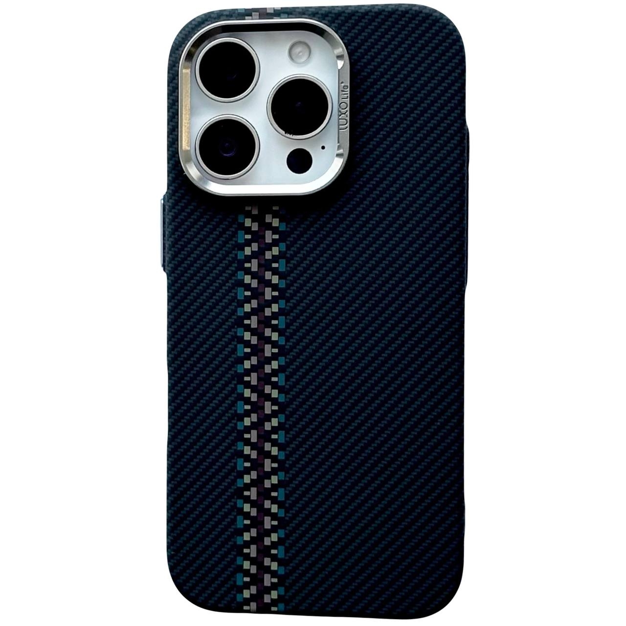 Carbon Pattern Magsafe iPhone 15 Pro Max Black - 1