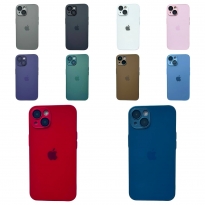 AG Silicone+Glass Case iPhone 13 Sierra Blue
