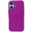 Silicone Case Original MagSafe iPhone 16 Fuchsia