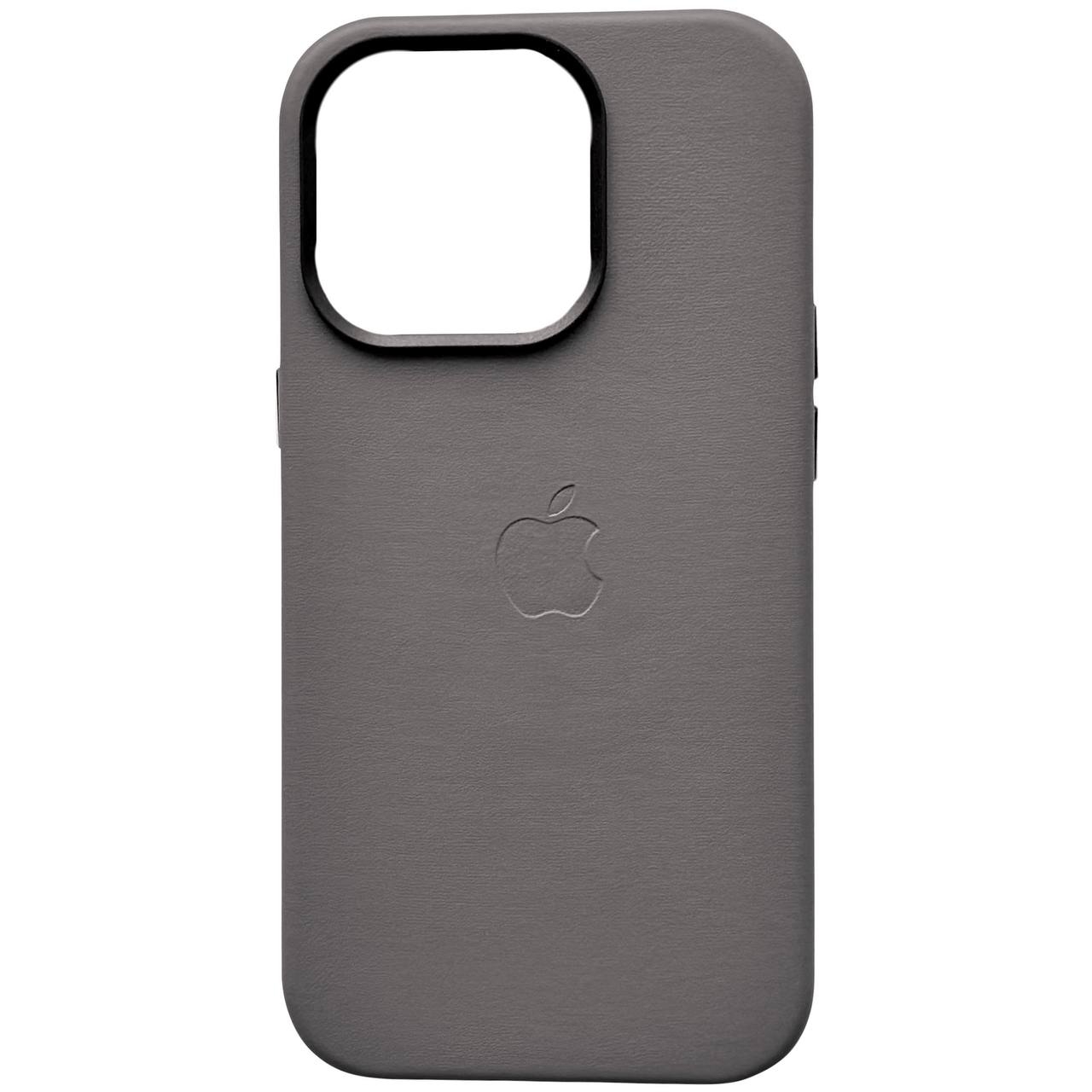Leather Case (MagSafe) iPhone 16 Pro Max Deep Space Gray - 4