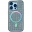 TPU Diamonds MagSafe iPhone 13 Pro Silver/Holo