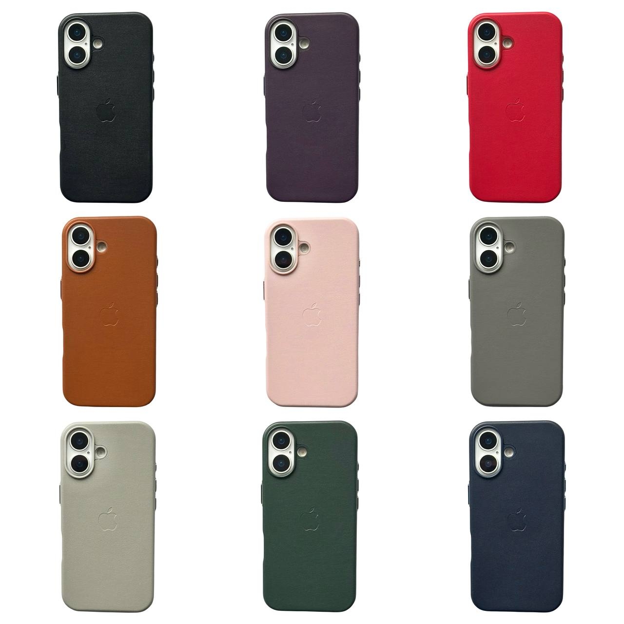 Leather Case (MagSafe) iPhone 17 Light Gray - 2