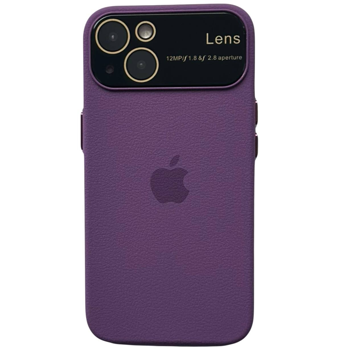 Silicone Case Lens iPhone 14 Purple - 1