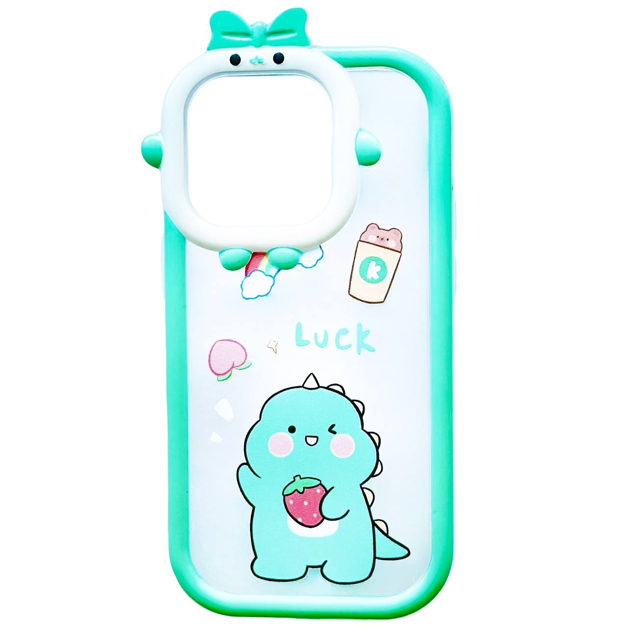 Cute Dino iPhone 13 Green - 1