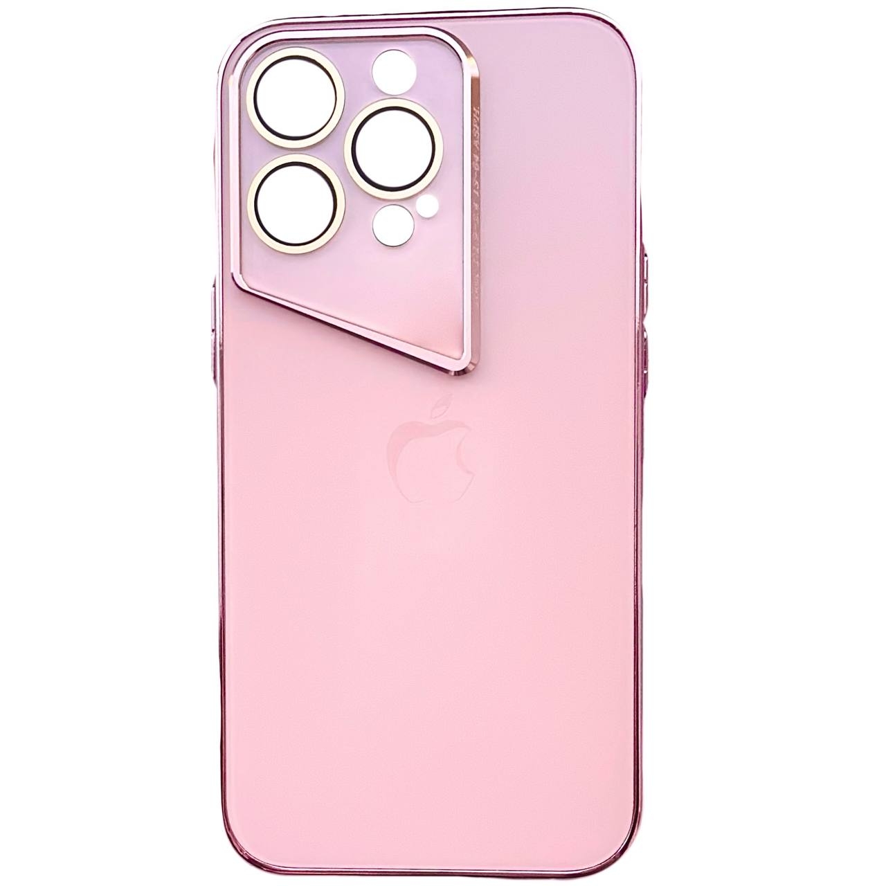 Matte Glass Rhomb iPhone 13 Pro Max Pink - 3