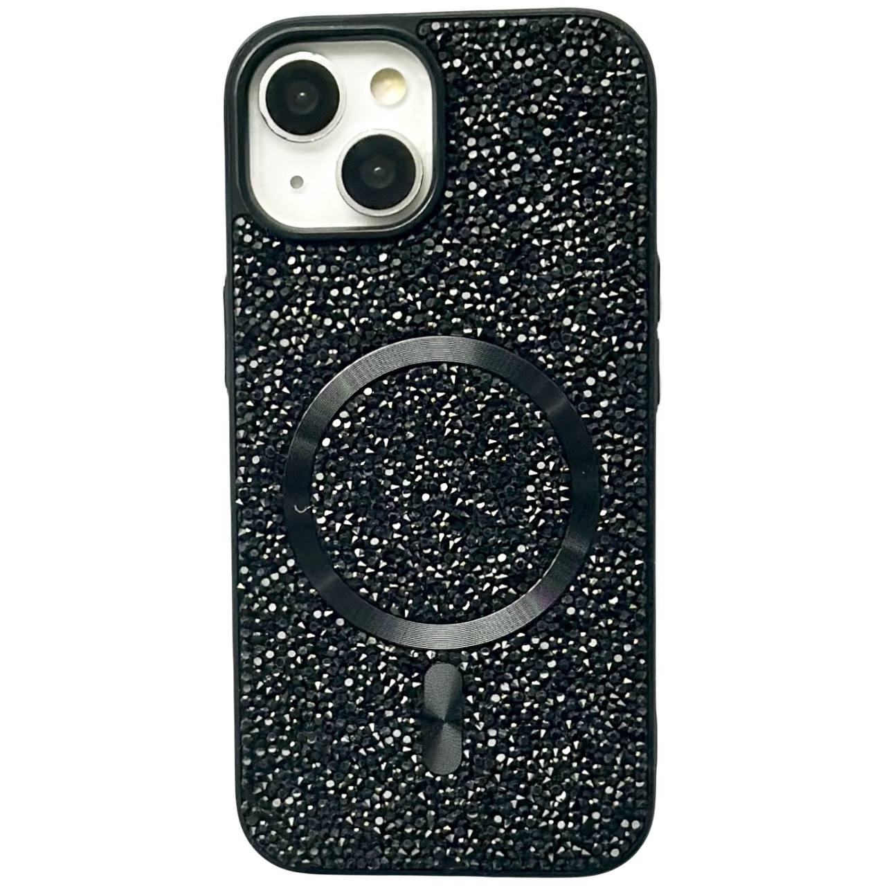 TPU Swarovski Magsafe iPhone 14 Black - 1