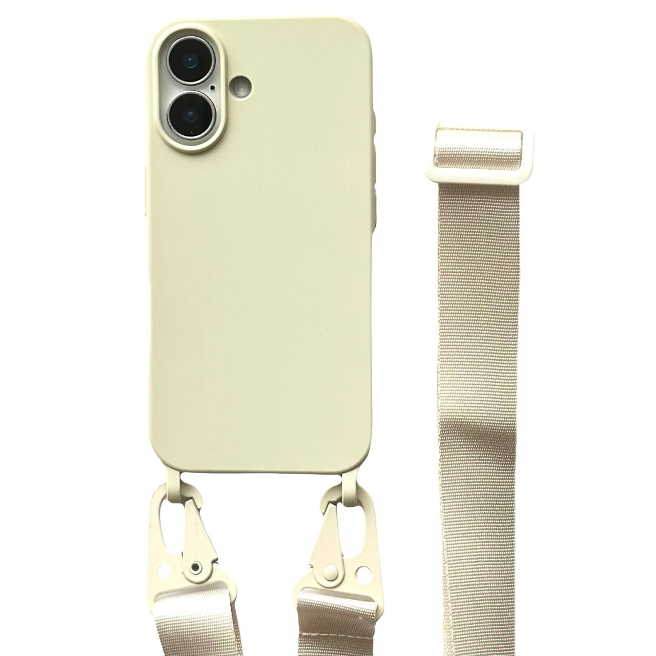 String Color Case iPhone 16 White - 1
