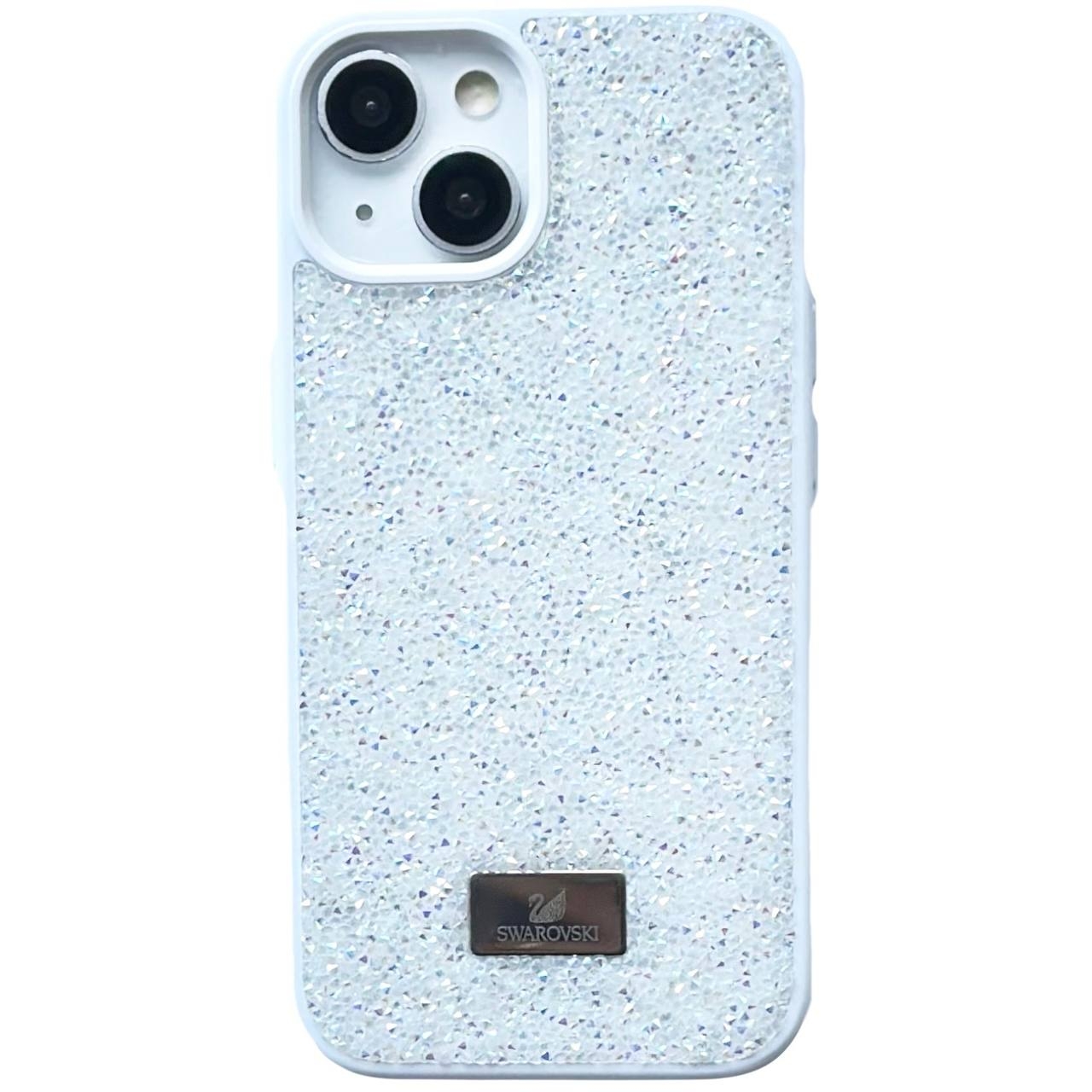 TPU Swarovski iPhone 15 Plus White - 1