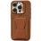 Leather Card Set iPhone 14 Pro Max Saddle Brown