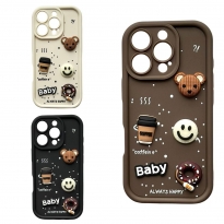 "Always Happy" Case iPhone 15 Pro Black