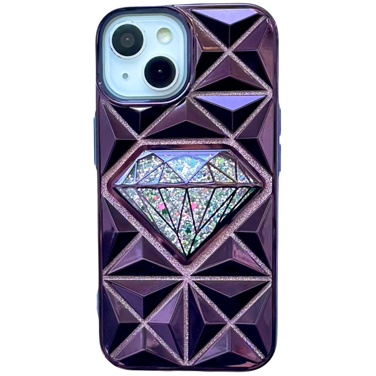 Diamond Liquid iPhone 15 Deep Purple - 1