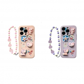 Beads iPhone TPU iPhone 12 Pro Max Purple
