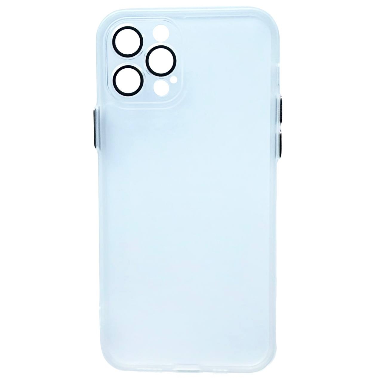 Matte TPU Camera iPhone 11 Pro Max Transparent - 1