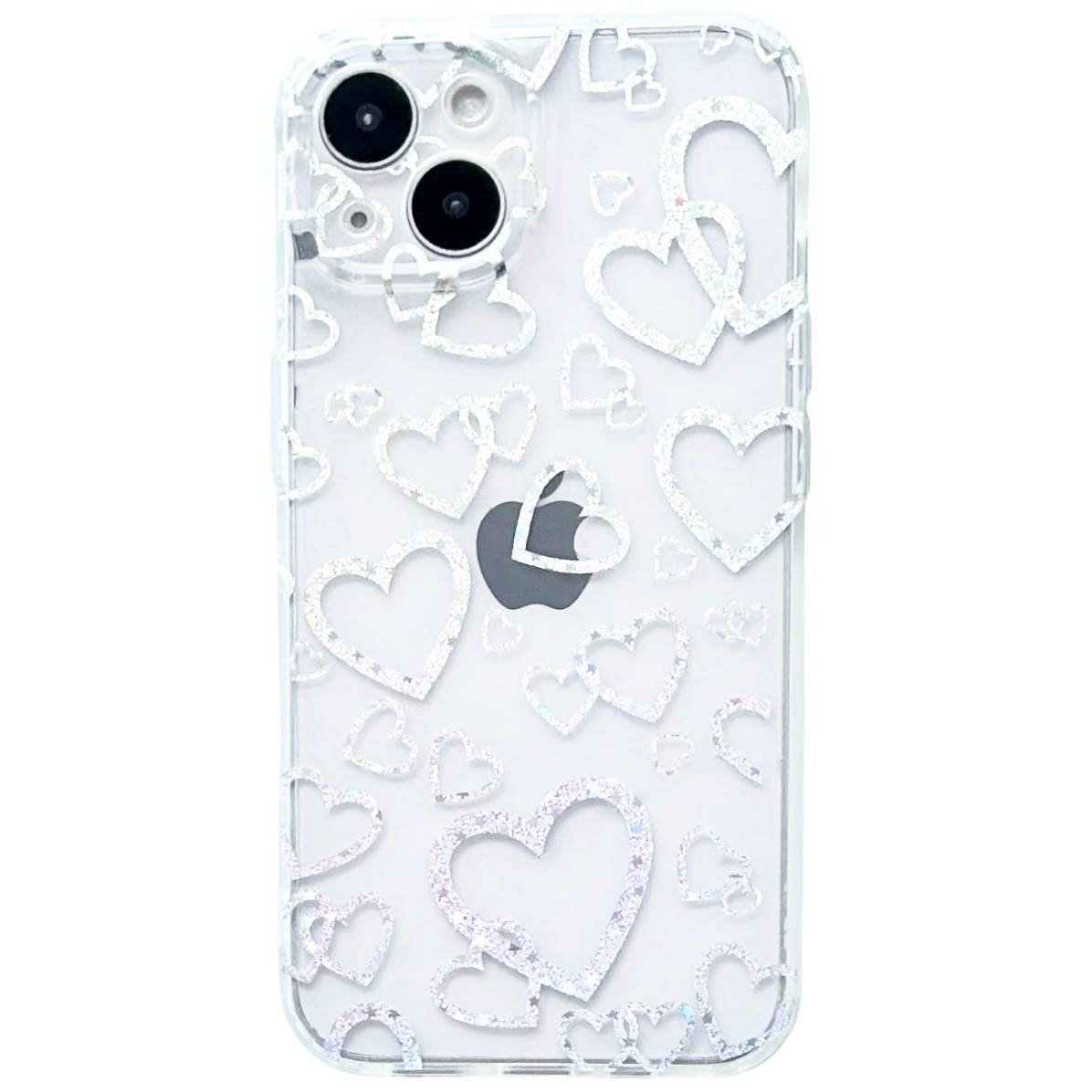 Laser TPU iPhone 13 Hearts - 1