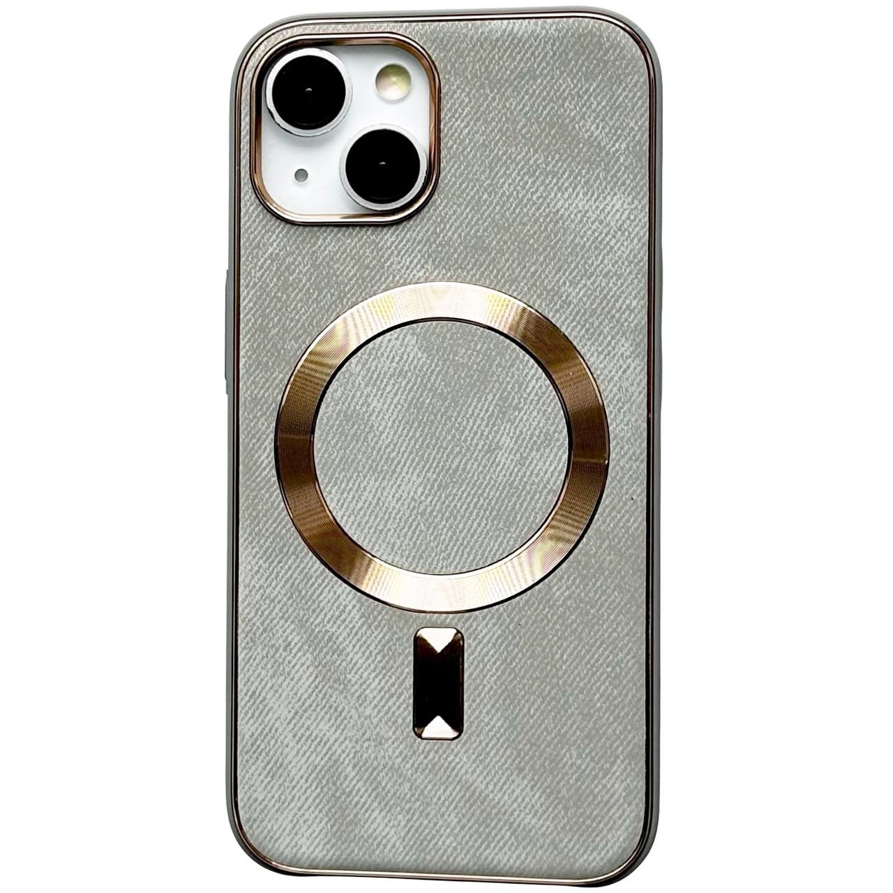 Textile Case Magsafe iPhone 15 Stone - 1