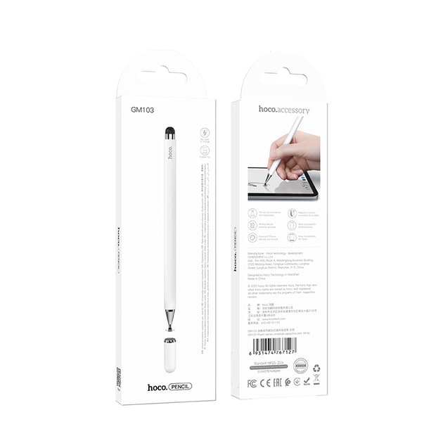 Стилус HOCO GM103 White - 1