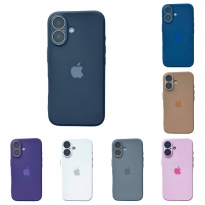 Silicone Metal Buttons iPhone 16 Black
