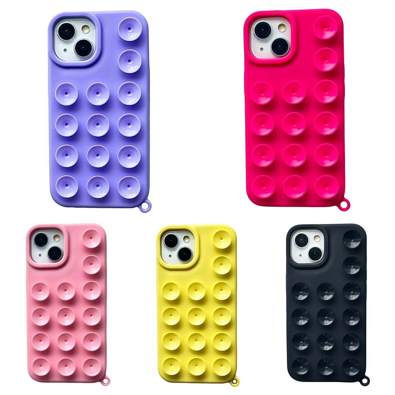 Silicone Suction Case iPhone 13 Black - 2