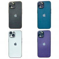 Leather Logo Case iPhone 13 Black