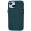 Leather Case (MagSafe) iPhone 15 Plus Shirt Green