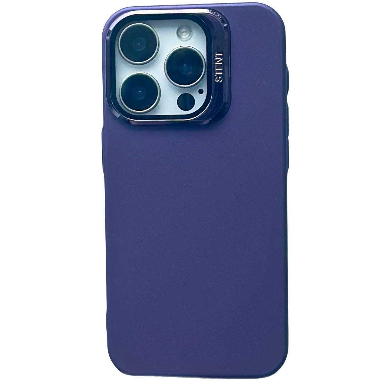 Matte Camera Stand iPhone 15 Pro Max Purple - 1