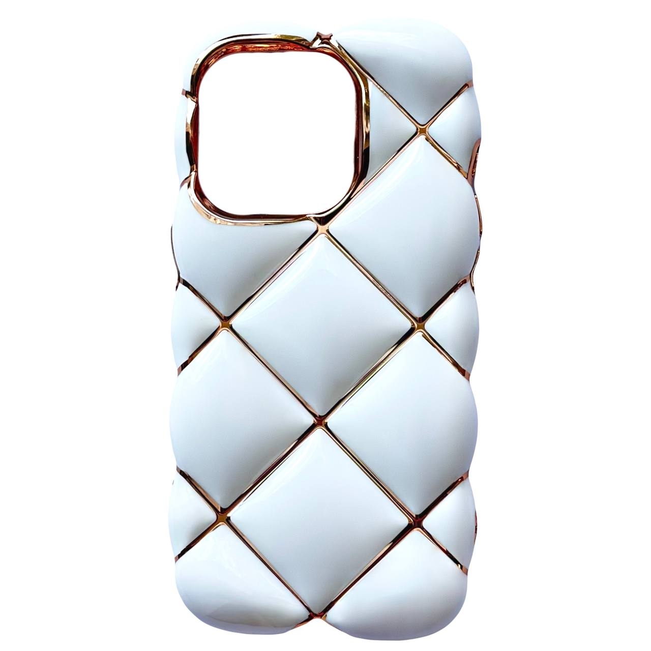 3D Soft Case iPhone 15 Pro Max White - 3