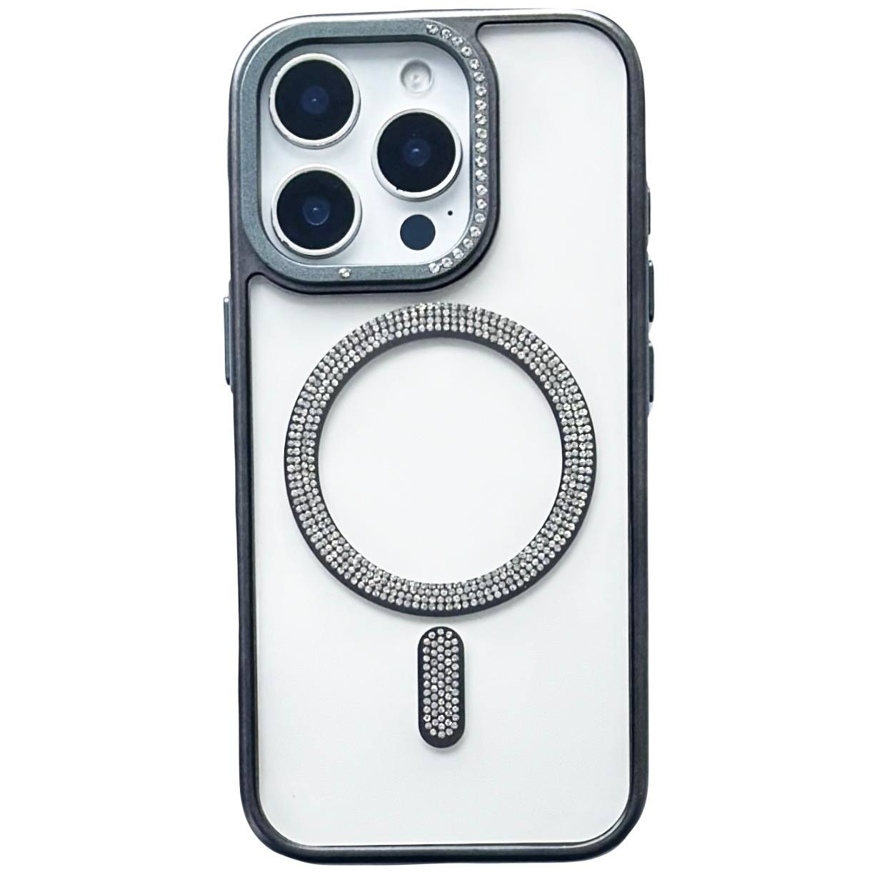 TPU Jewel Magsafe iPhone 13 Pro Black - 1