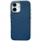 Leather Case Textured Magsafe iPhone 16 Midnight Blue