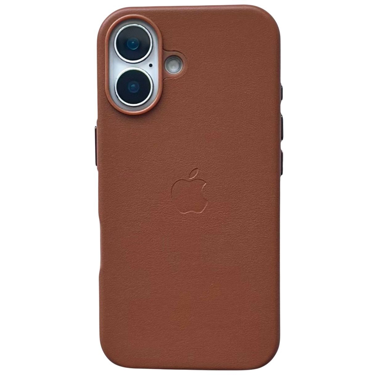 Leather Case (MagSafe) iPhone 16 Plus Saddle Brown - 1