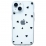 TPU Transparent Hearts iPhone 13 Black