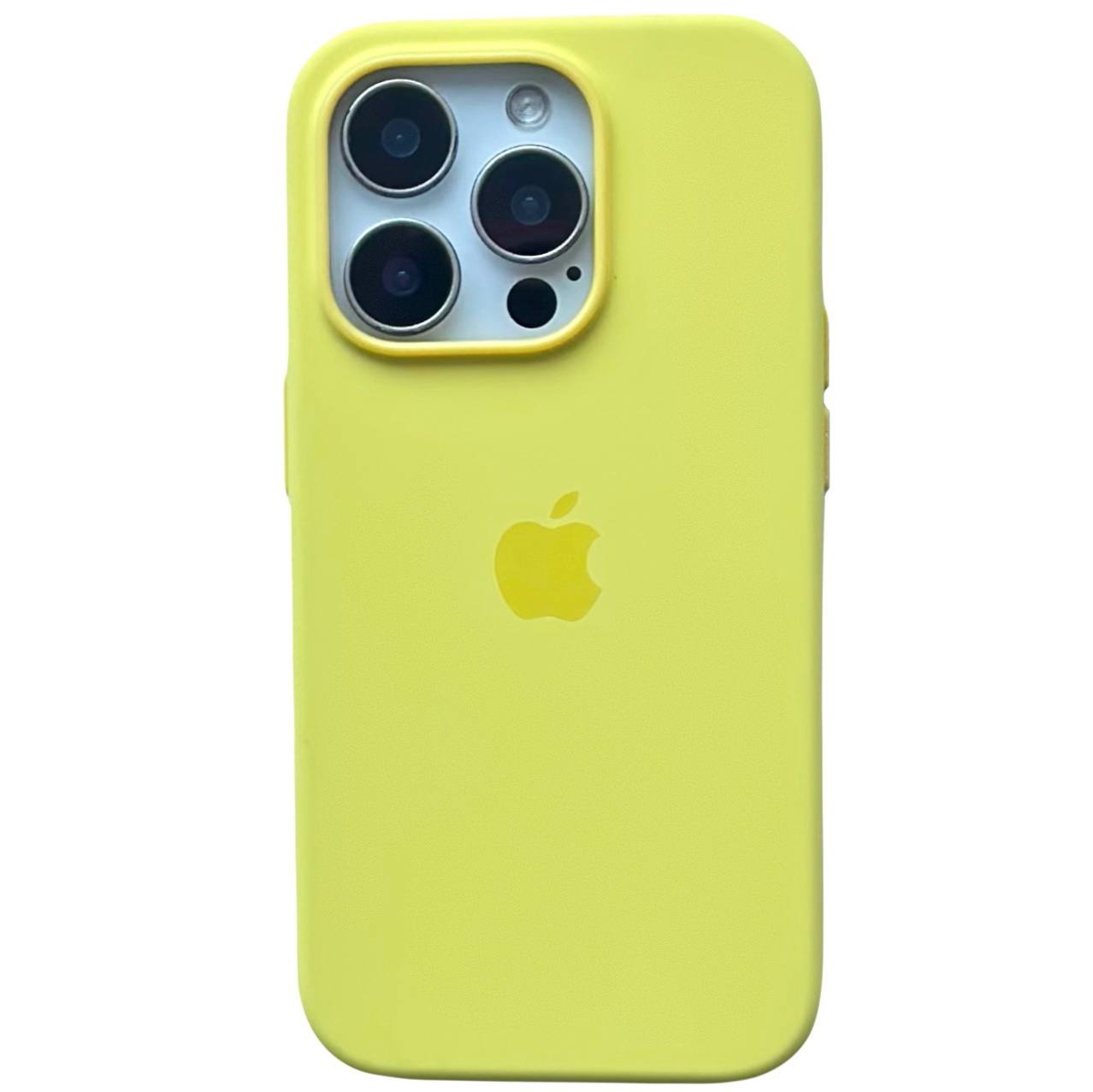 Silicone Case Original MagSafe iPhone 14 Pro Max Canary Yellow - 1