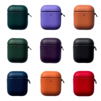 AirPods Leather Case Red
