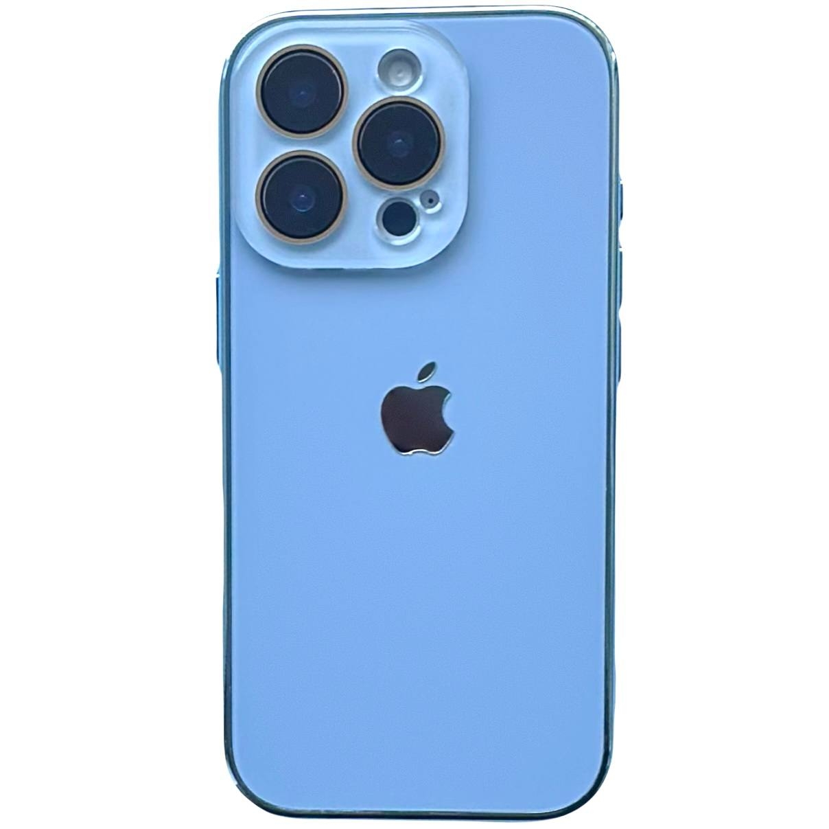 Matte Glass Camera iPhone 16 Pro Blue - 1