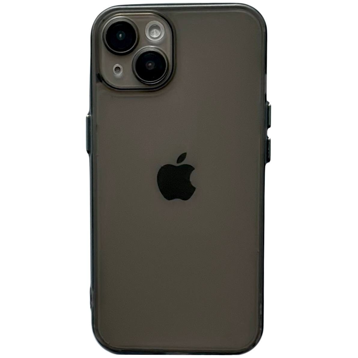 Matte TPU Camera iPhone 14 Black - 1