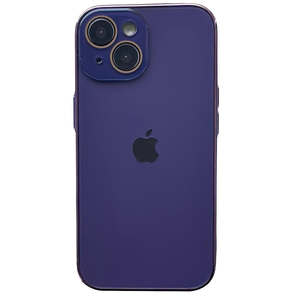 Matte Glass Camera iPhone 15 Plus Deep Purple - 1