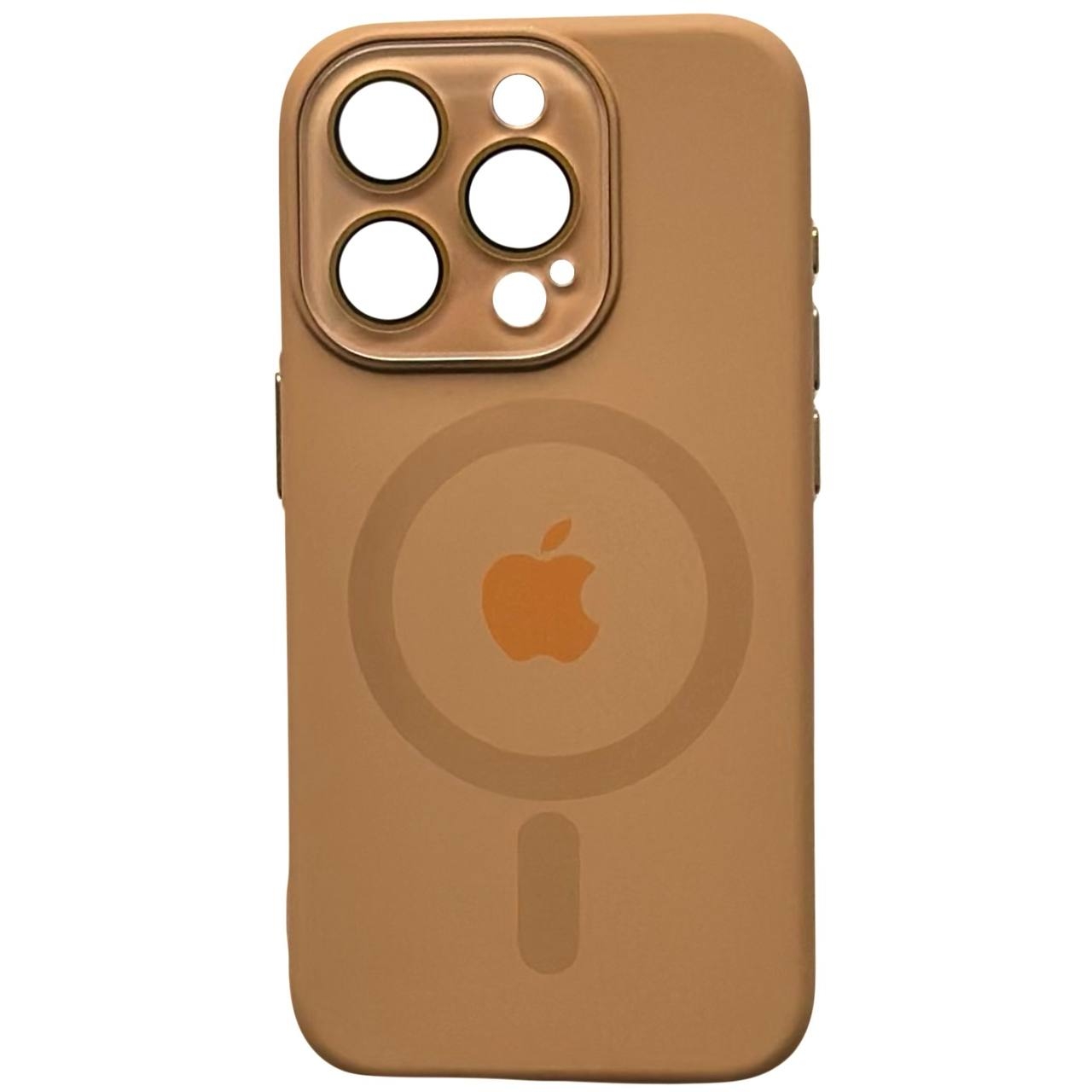 Silicone Metal Buttons Magsafe iPhone 11 Desert - 1