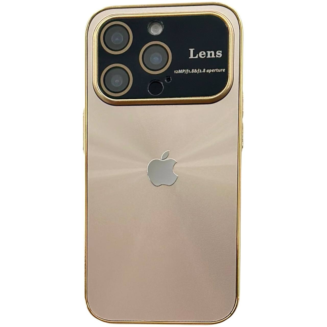 Laser Glass Lens iPhone 14 Pro Max Gold - 1